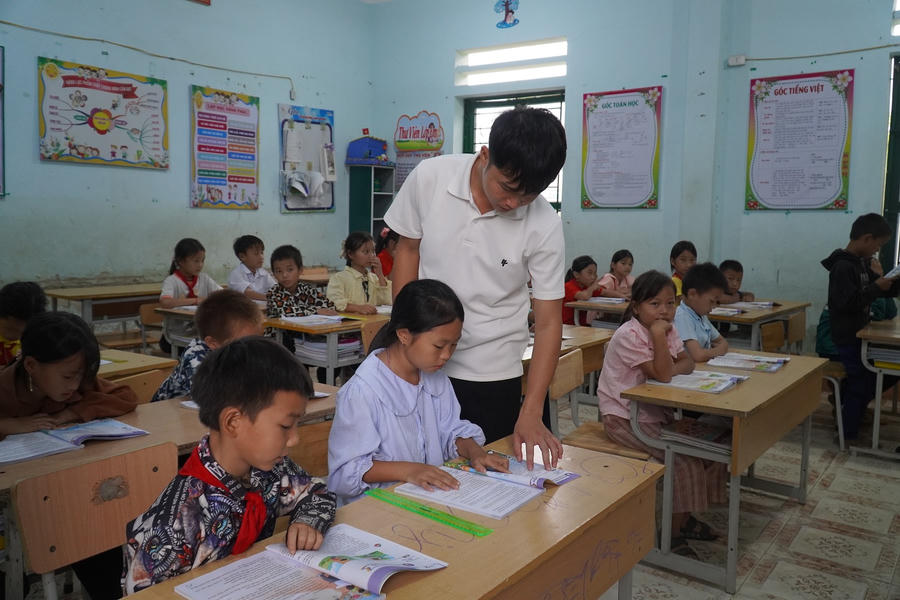 Công tác giảng dạy tại Trường Phổ thông nội trú Tiểu học&THCS Pà Vầy Sủ cơ bản được bảo đảm.