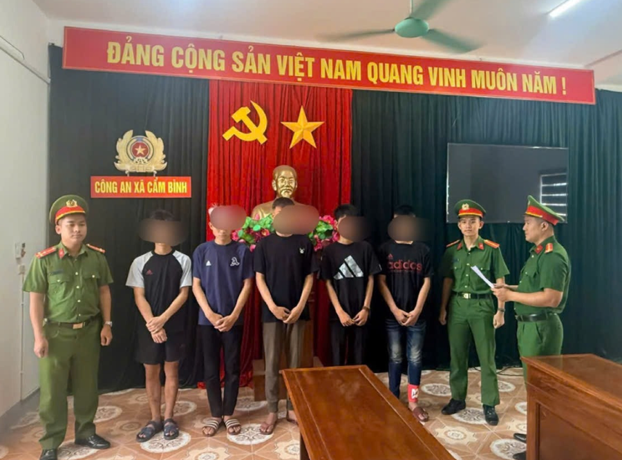Các đối tượng bị khởi tố (Ảnh: Công an cung cấp).