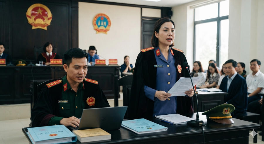 Theo Nghị quyết 24/2026 của Quốc hội, sĩ quan công an, quân đội có thể là luật sư côngNghị quyết 24/2026 của Quốc hội. Hình ảnh minh họa (thiết kế bởi AI)