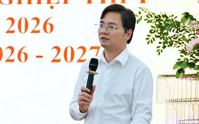 Ông Vũ Đình Hưng, Giám đốc Sở Giáo dục và Đào tạo Tuyên Quang.