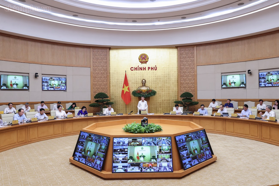 Toàn cảnh phiên họp. Ảnh: VGP