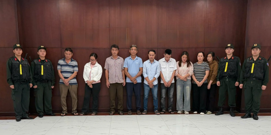 Công an TPHCM khởi tố, bắt tạm giam 9 bị can để điều tra đường dây sử dụng chất cấm Salbutamol trong chăn nuôi heo. Ảnh: Công an TPHCM