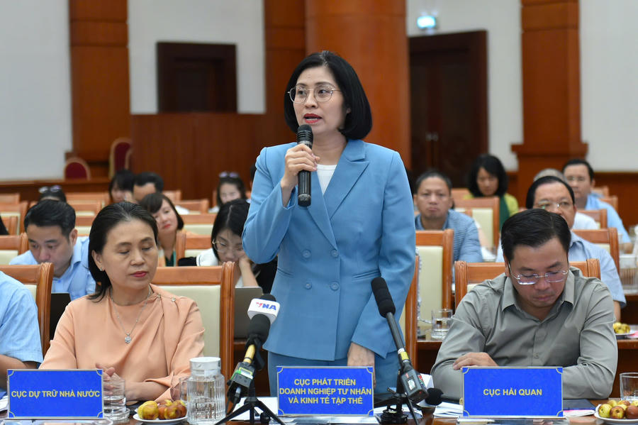Bà Trịnh Thị Hương - Phó Cục trưởng Cục Doanh nghiệp tư nhân và Kinh tế tập thể (Bộ Tài chính) cho rằng, cải cách TTHC, rút ngắn thời gian đăng ký doanh nghiệp giúp doanh nghiệp tiết kiệm rất nhiều chi phí. Ảnh: BTC cung cấp