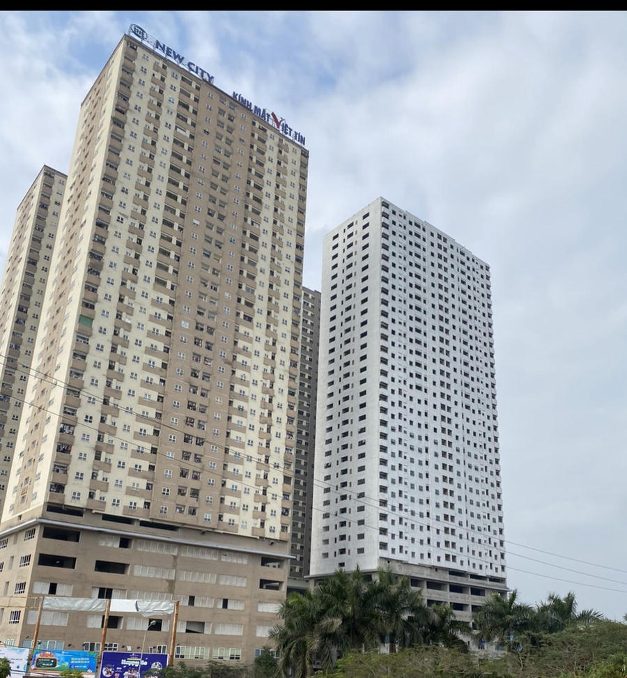 Tổ hợp dự án nhà ở xã hội và dịch vụ thương mại AZ Thăng Long. (Ảnh: Hoàng Long)