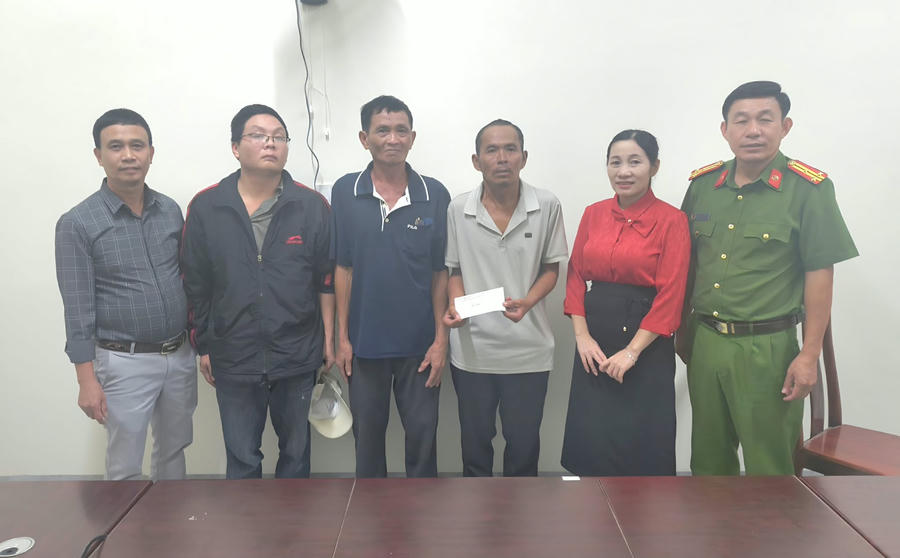 Công an xã Kim Ngân giúp đoàn tụ người thân sau gần 10 năm thất lạc.