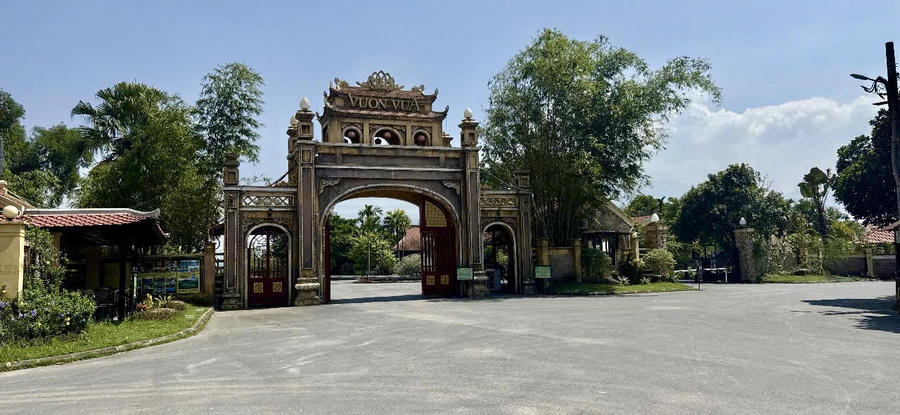 Khu du lịch, biệt thự sinh thái, nghỉ dưỡng Vườn Vua tại xã Tu Vũ, tỉnh Phú Thọ bị xử phạt do vi phạm trong lĩnh vực đất đai, môi trường.