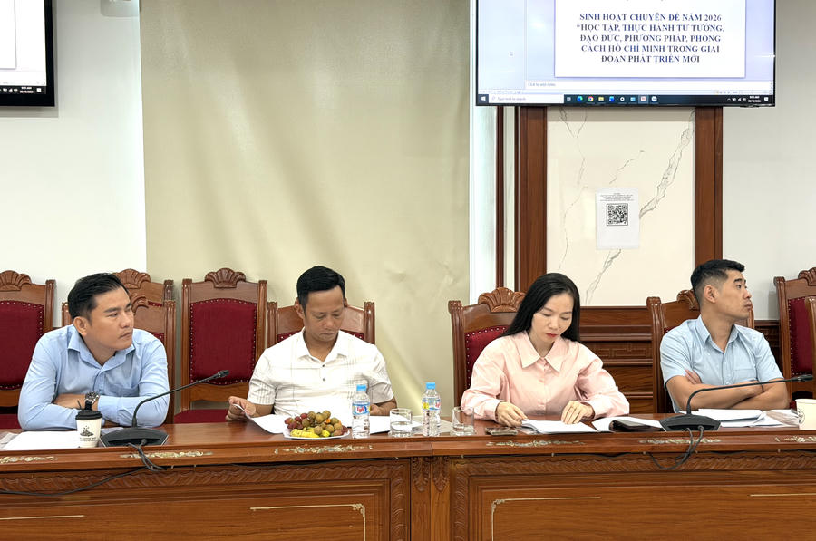 Các đảng viên, quần chúng Chi bộ VPĐD tại TP Đà Nẵng và Chi bộ VPĐD tại Gia Lai tham dự buổi sinh hoạt chuyên đề năm 2026.