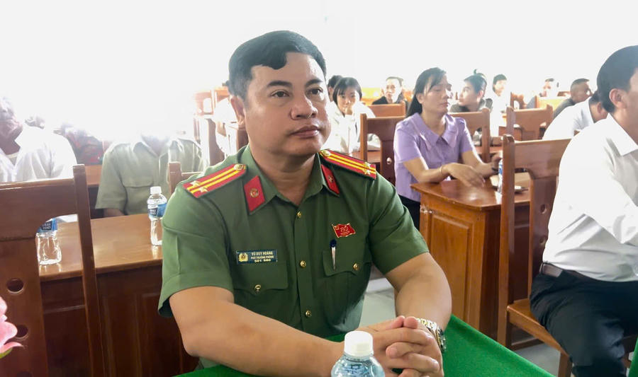 Trung tá, Phó Giáo Sư - Tiến sĩ Vũ Duy Hoàng - Phó trưởng Phòng An ninh dân tộc, Cục An ninh nội địa, Bộ Công an