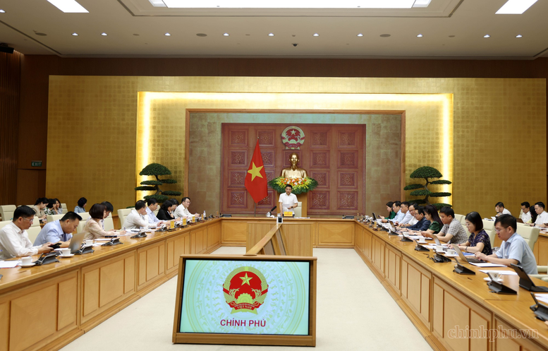 Phó Thủ tướng Chính phủ Nguyễn Văn Thắng chủ trì cuộc họp của Ban Chỉ đạo điều hành giá - Ảnh chinhphu.vn/Đức Tuân
