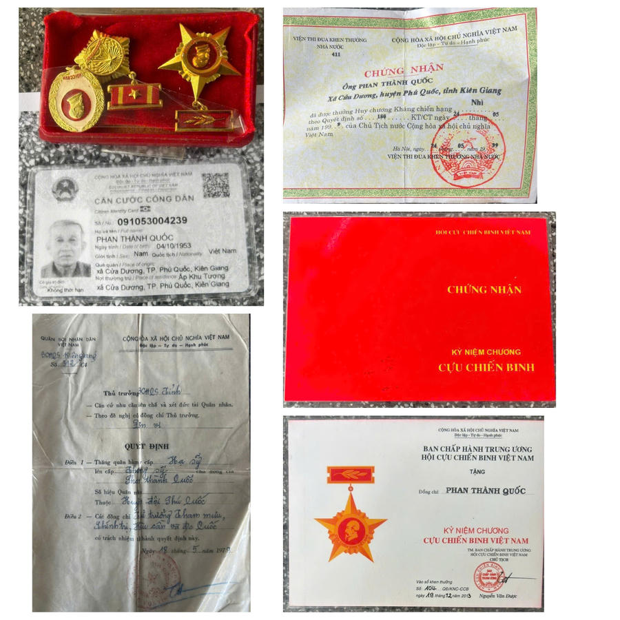 Cựu chiến binh Phan Thành Quốc được Ban Nhân dân ấp Khu Tượng xác nhận có hộ khẩu thường trú tại địa phương, có khai khẩn và sử dụng thực tế hai thửa đất nói trên. Tên ông Quốc cũng được thể hiện trong sổ mục kê và bản đồ địa chính.