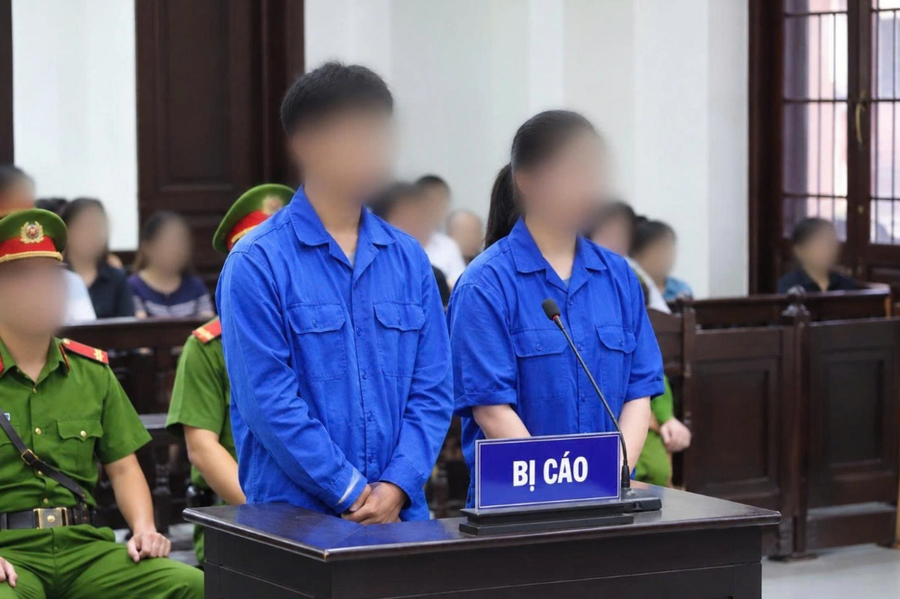 Phiên tòa xét xử đối với các bị cáo thể hiện tính nghiêm minh của pháp luật đối với những trường hợp cố tình vi phạm pháp luật (Ảnh: Công an cung cấp).