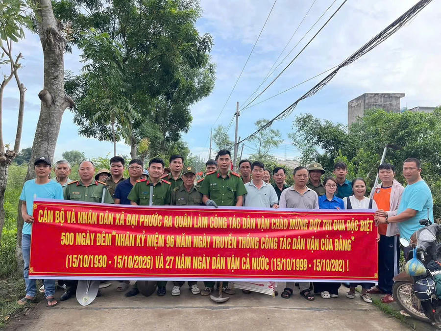 Đại Phước huy động hơn 736 triệu đồng chăm lo an sinh xã hội qua công tác dân vận.