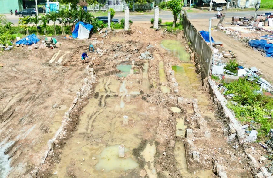 Tập trung triển khai giải phóng mặt bằng tại các dự án giao thông kết nối sân bay Long Thành. Ảnh: DK