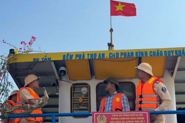 Hệ thống camera giám sát lắp đặt trên các phương tiện thuỷ.
