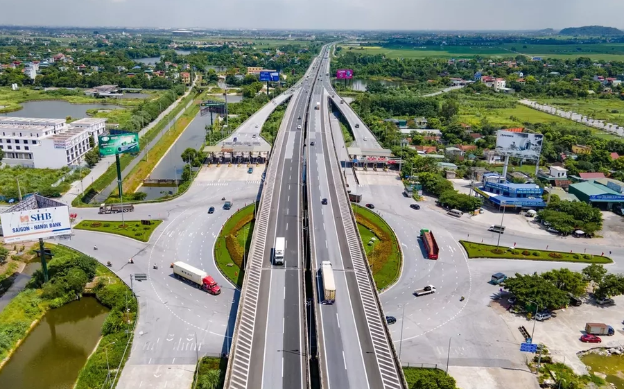 Tuyến cao tốc Cầu Giẽ - Ninh Bình. Ảnh: Phương Linh