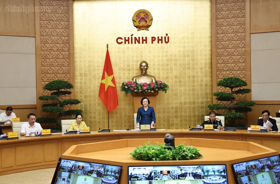 Phó Thủ tướng Chính phủ Phạm Thị Thanh Trà chủ trì Hội nghị. Ảnh: VGP