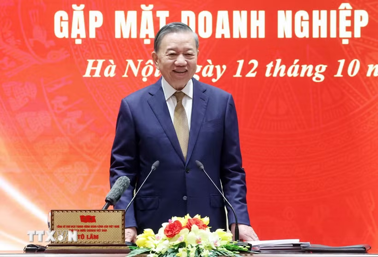 Tổng Bí thư, Chủ tịch nước Tô Lâm phát biểu - Ảnh: TTXVN