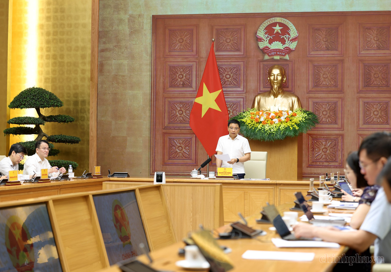 Phó Thủ tướng Chính phủ Nguyễn Văn Thắng chủ trì cuộc họp của Ban Chỉ đạo điều hành giá - Ảnh chinhphu.vn/Đức Tuân
