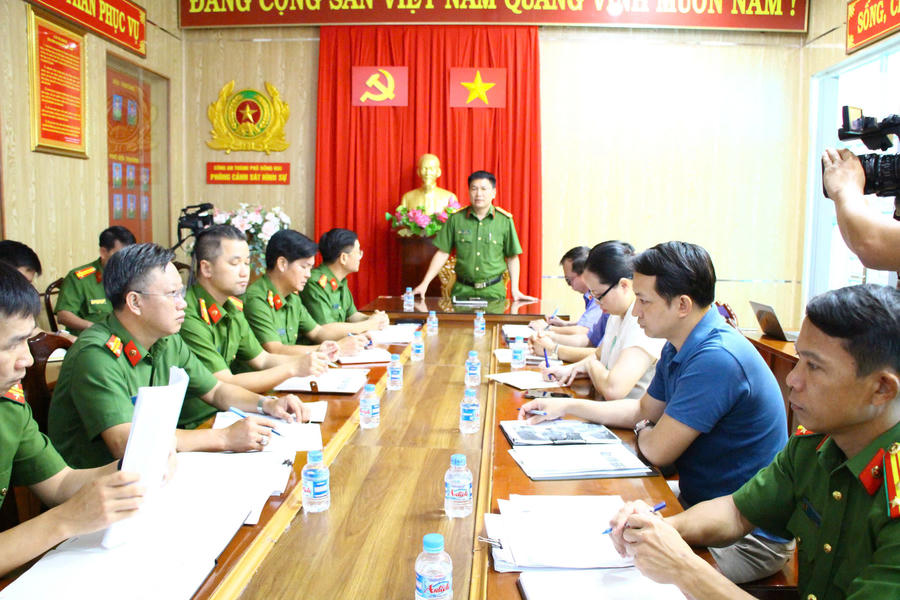 Phòng Cảnh sát hình sự Công an TP Đồng Nai đã chủ trì, phối hợp làm việc với đại diện Viện Kiểm sát nhân dân TP Đồng Nai và Sở Văn hóa, Thể thao và Du lịch Đồng Nai.