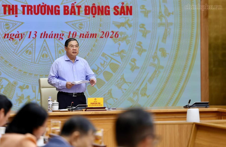Phó Thủ tướng thường trực Phạm Gia Túc phát biểu. Ảnh: Chính phủ
