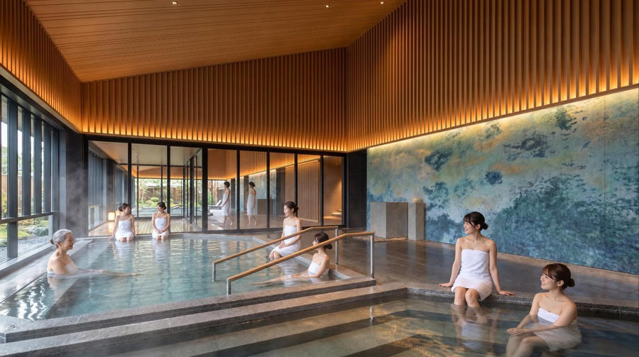 TTP Onsen sử dụng nguồn khoáng nóng tự nhiên từ một trong ba mỏ nước khoáng có nồng độ brom cao hàng đầu thế giới.