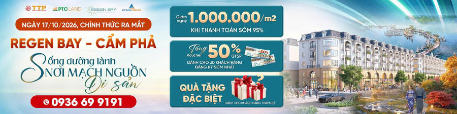 Ưu đãi nổi bật tại sự kiện ra mắt Regen Bay – Cẩm Phả ngày 17/10.