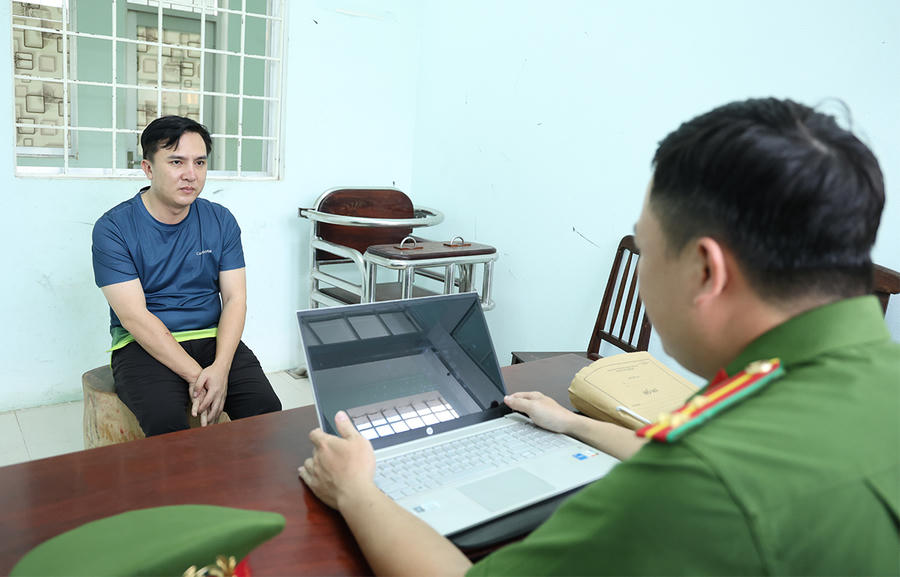 Bị can Lương Phú Quới. (Ảnh: CAAG)