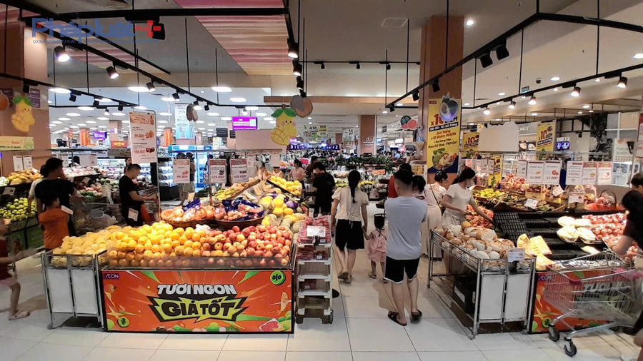 Giải pháp đẩy mạnh phát triển thị trường trong nước, kích cầu tiêu dùng.                (Ảnh: N. Trường).