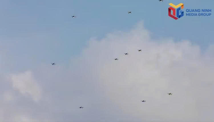 Lực lượng UAV trinh sát.Ảnh: Báo Quảng Ninh