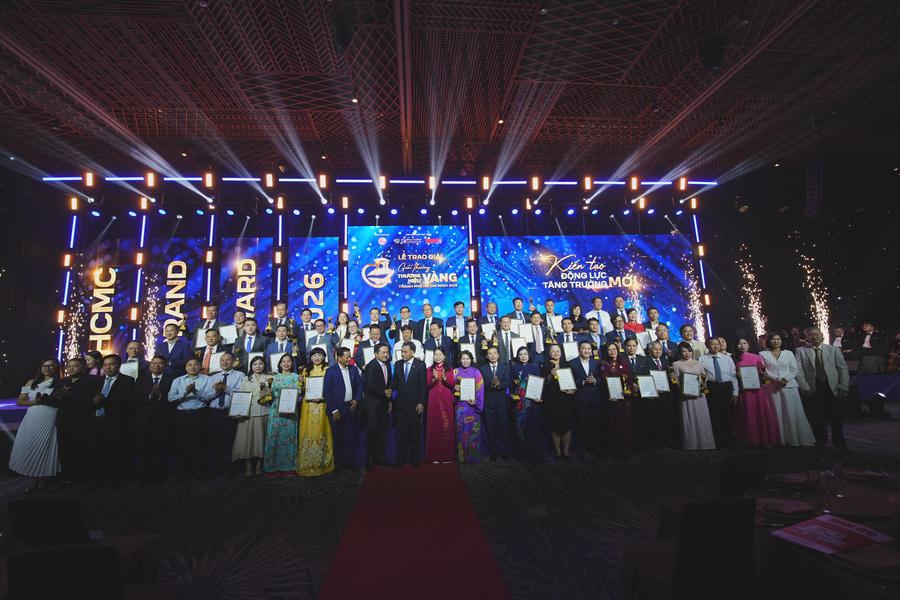50 doanh nghiệp có thương hiệu đạt Giải thưởng Thương hiệu Vàng TP.HCM lần thứ 6 - năm 2026