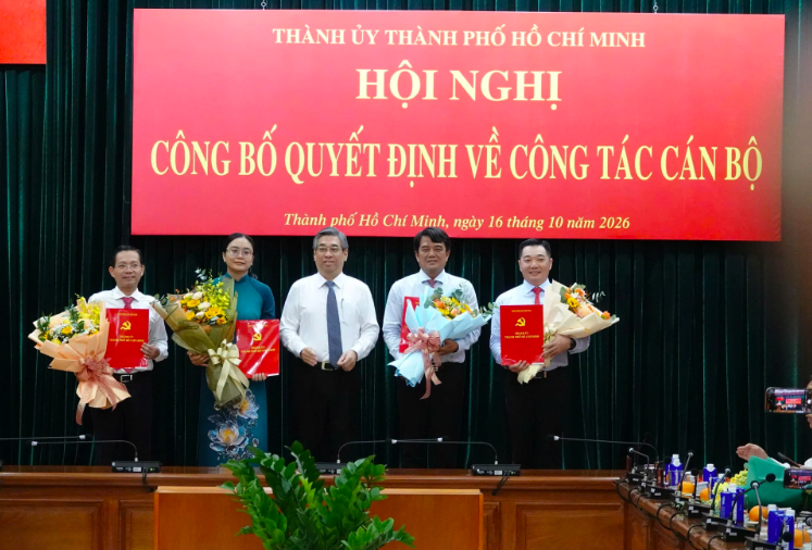 Ông Lê Trương Hải Hiếu - Bí thư Đảng ủy phường An Lạc được phân công, bổ nhiệm giữ chức Phó trưởng Ban Tổ chức Thành ủy TP.HCM.
