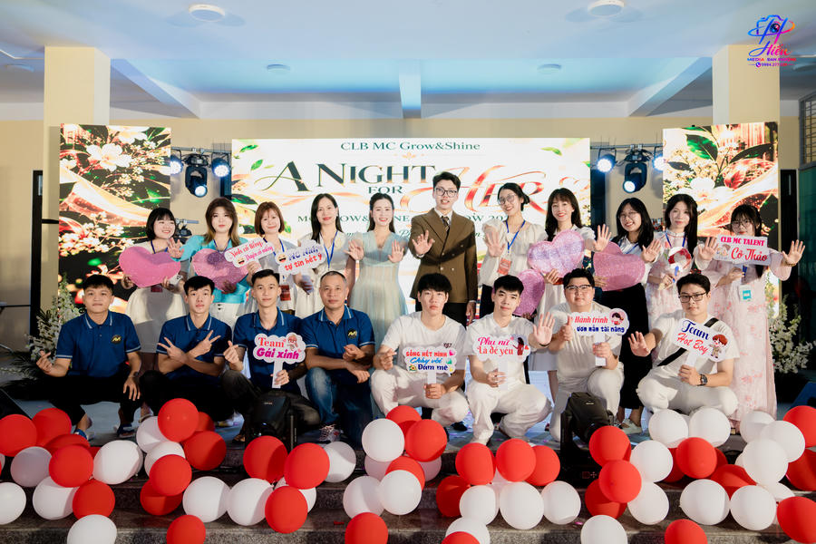 Từ một lớp học nhỏ đến sân khấu yêu thương, hành trình của Grow&Shine được viết nên bằng những bước trưởng thành của các học viên.