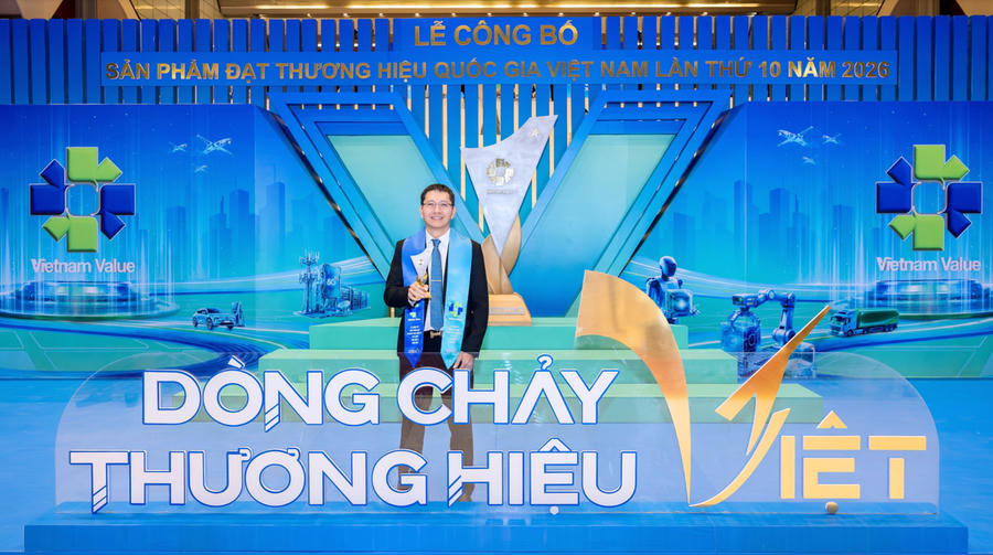 SUNHOUSE nhận danh hiệu Thương hiệu Quốc gia Việt Nam năm thứ 10 liên tiếp. (Ảnh trong bài: SUNHOUSE)