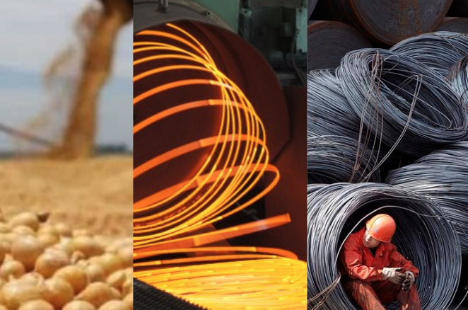 Giá quặng sắt và đậu tương đồng loạt giảm mạnh.