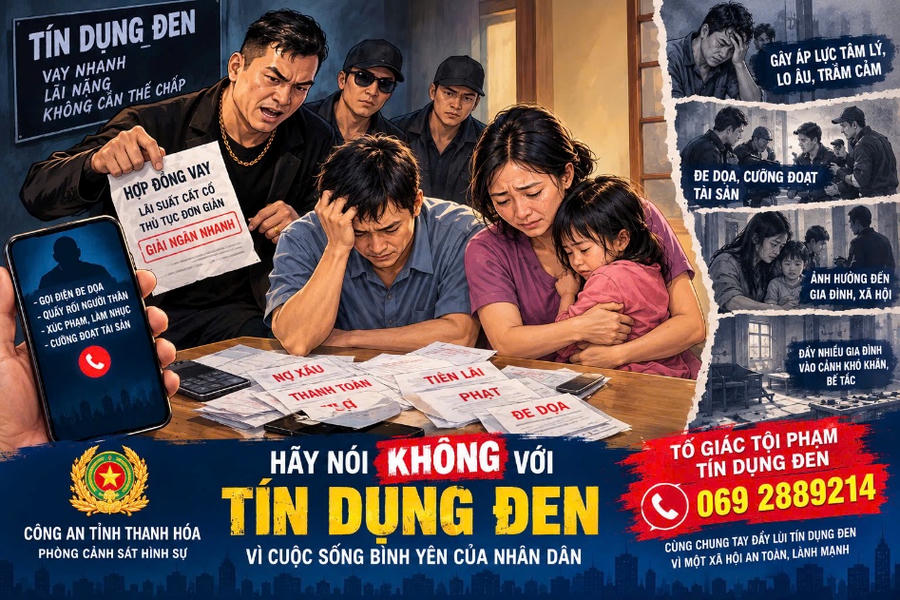 Tội phạm “tín dụng đen” và những hệ lụy với xã hội.