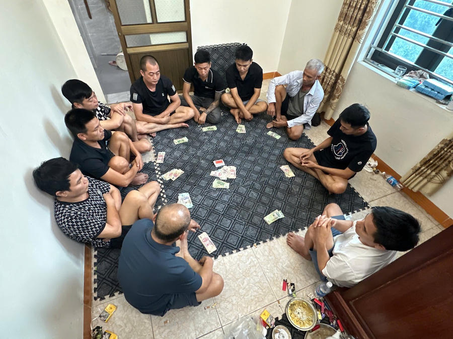 Hiện trường vụ việc.