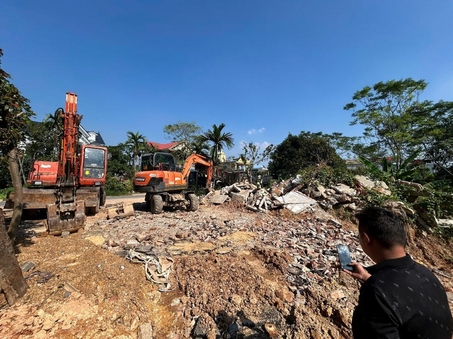 Khu vực phát hiện ra sự việc. (Ảnh: CAPT)