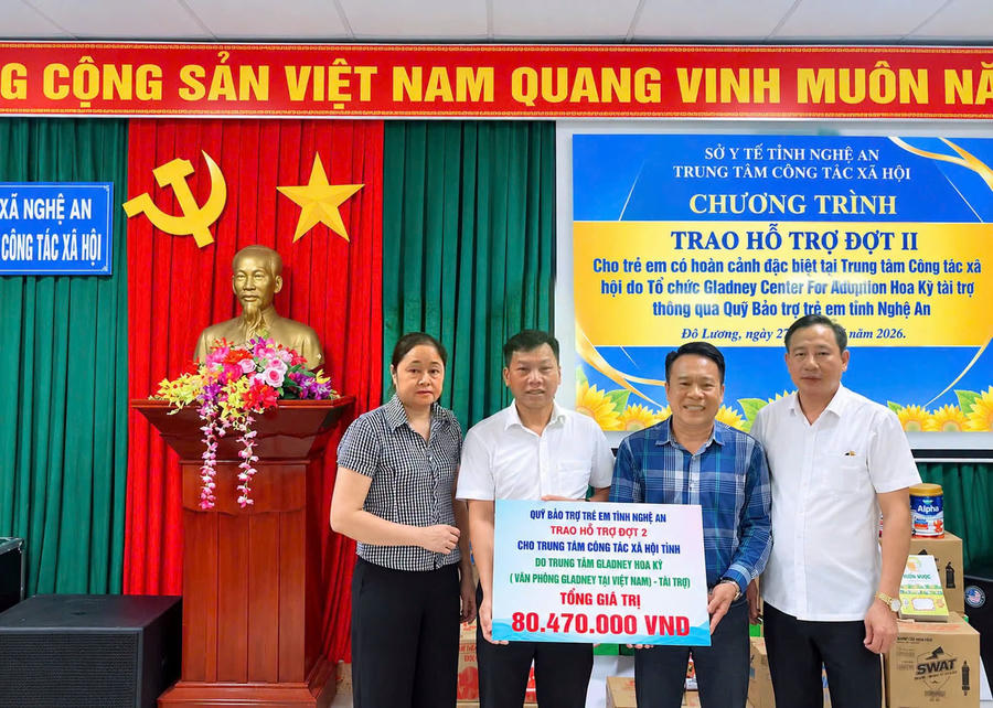 Sự đồng hành bền bỉ từ Tổ chức The Gladney Center for Adoption.