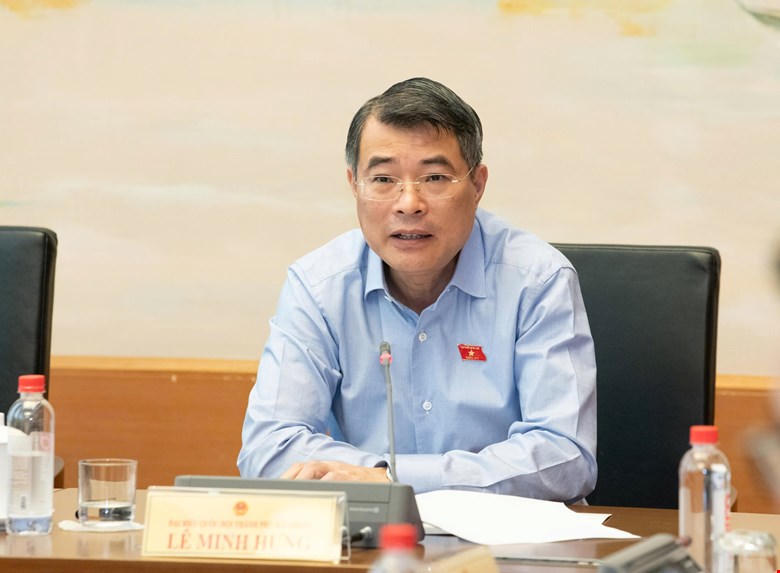 Thủ tướng Chính phủ Lê Minh Hưng phát biểu tại phiên thảo luận. Ảnh: quochoi.vn