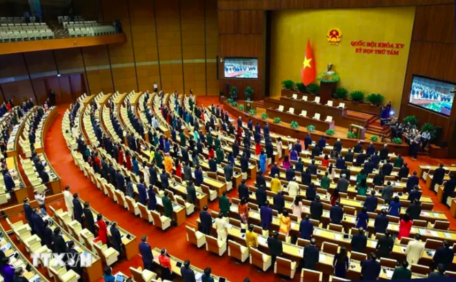 Dự thảo Luật Bảo vệ công trình quan trọng liên quan đến an ninh quốc gia sẽ được Chính phủ trình Quốc hội ngày 26/10 tới. Ảnh: QH
Dự thảo Luật Bảo vệ công trình quan trọng liên quan đến an ninh quốc gia sẽ được Chính phủ trình Quốc hội ngày 26/10 tới. Ảnh: QH