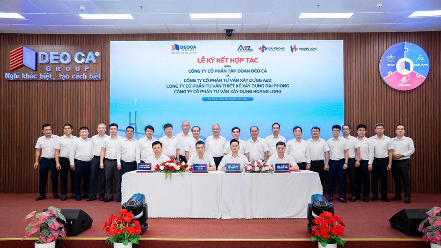 Tập đoàn Đèo Cả ký kết hợp tác với các đơn vị tư vấn Hoàng Long, A2Z, Đại Phong