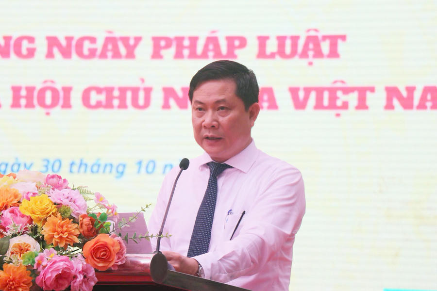 Luật sư Lê Trung Sơn - Phó Chủ nhiệm Đoàn Luật sư Hà Nội.